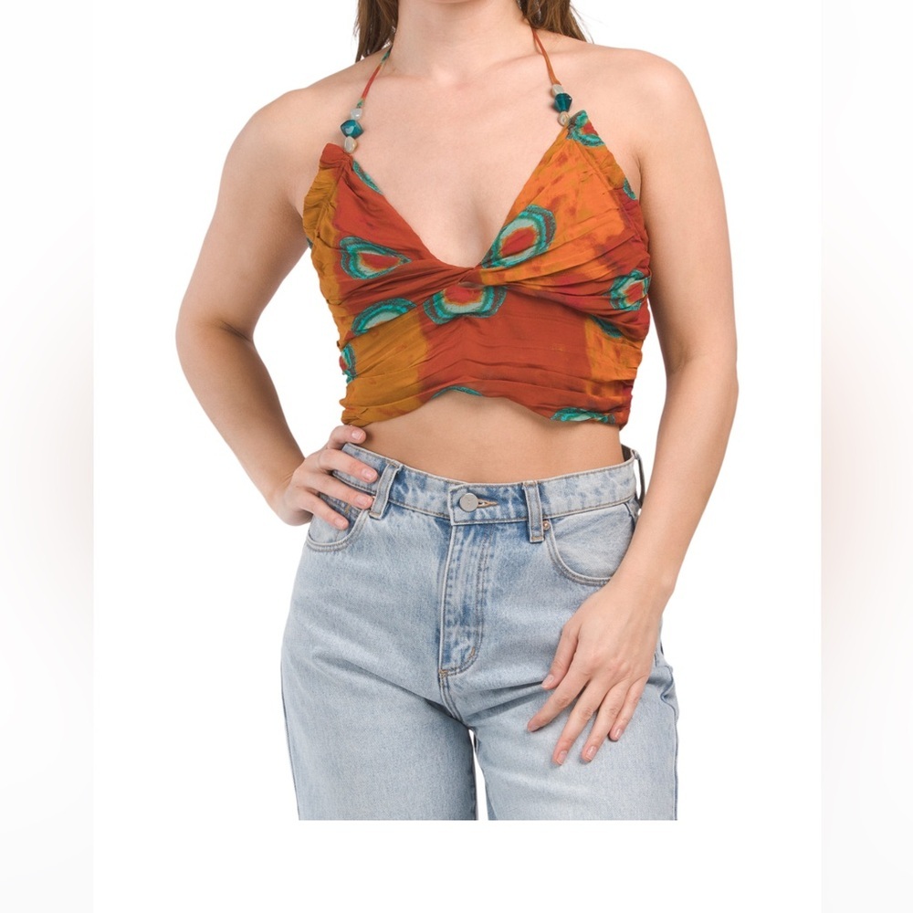 🎈SALE 🎈 ZARA crop halter top - Picture 6 of 12